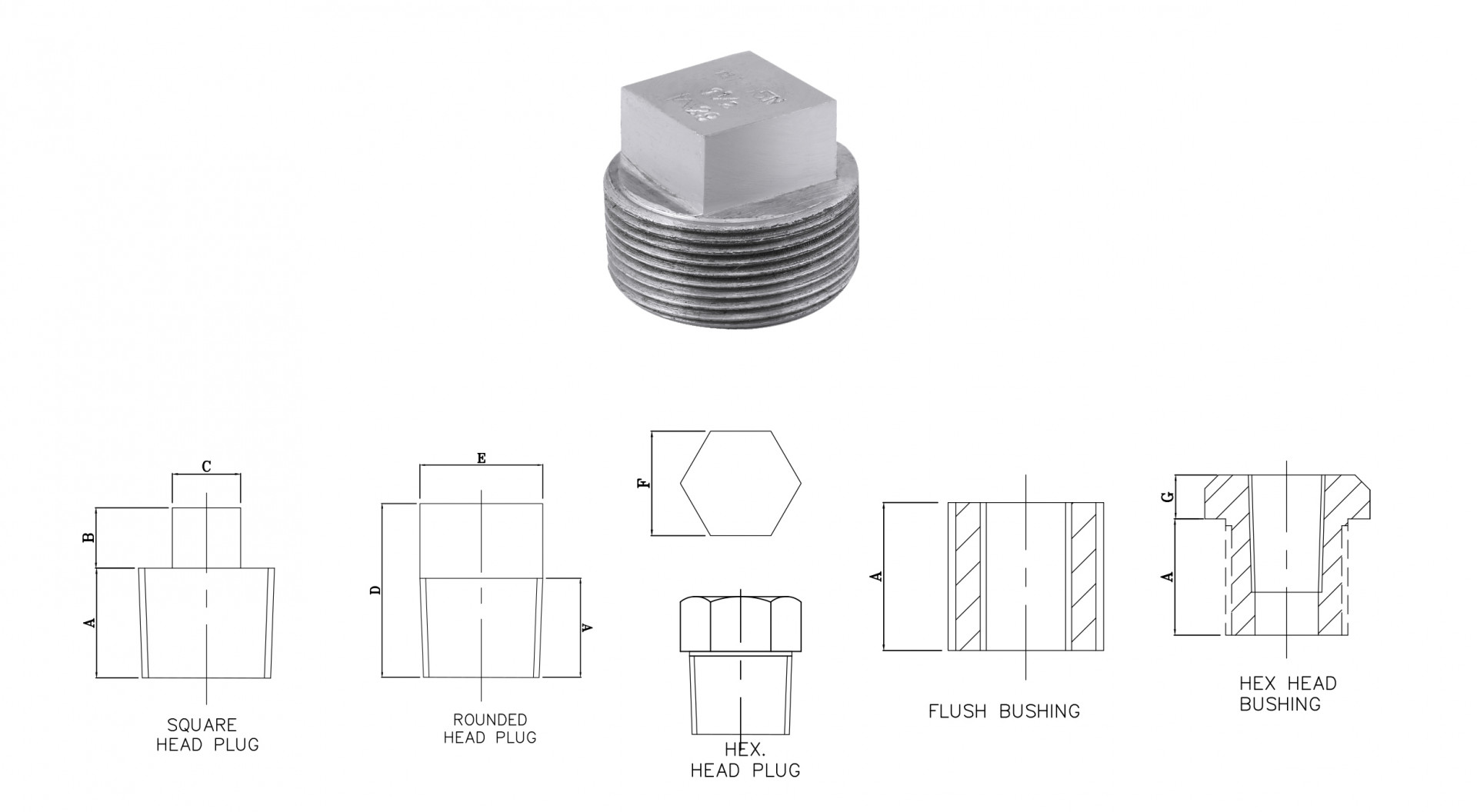 forged plugs & bushings