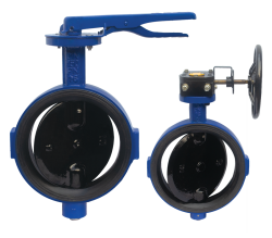 CI091B Cast Iron Butterfly Valve PN-1.6 SS316 Disc (Wafer Type)