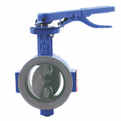 CI061B Cast Iron Butterfly Valve PN-16 SS316 Disc (Wafer Type)