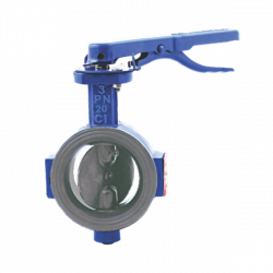 DI091B Ductile Iron Butterfly Valve  PN-20 SS316 Disc (Wafer Type)