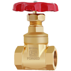 IS026 Forged Brass Gate Valve 2 Mpa (Screwed)